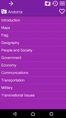 World Factbook. Countries Info android App screenshot 2